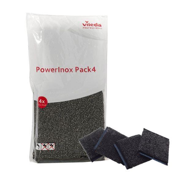 10030013 Esfregao Power Inox Vileda Emb. c/ 4 Un. - Image 1