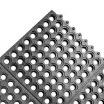 Tapete Antifadiga 91.4x91.4x1.4cm Preto Borracha Un.