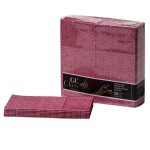 Guardanapo Tisusec Class 40x40 Filum Kangur Bordeaux Cx 600u