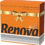 Guardanapo 40x40 Renova Gold Laranja Cx. c/ 1200 Un.