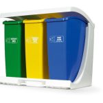 Ecoponto c/ 3 Baldes Dompex