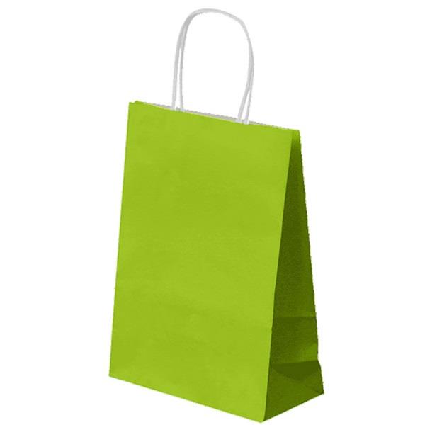 15010024 Saco Papel 20x10x29 Asa Torcida Verde Anis Un. - Image 1