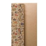 Rolo de Papel de Embrulho 0,7x100m Vintage Kraft Un.