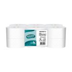 Rolo de Papel Higienico Jumbo 180M 2F Emb. c/ 12 Un.