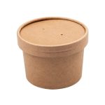 Taça de Sopa Naturpack Cartao 960ml c/ Tampa Un.