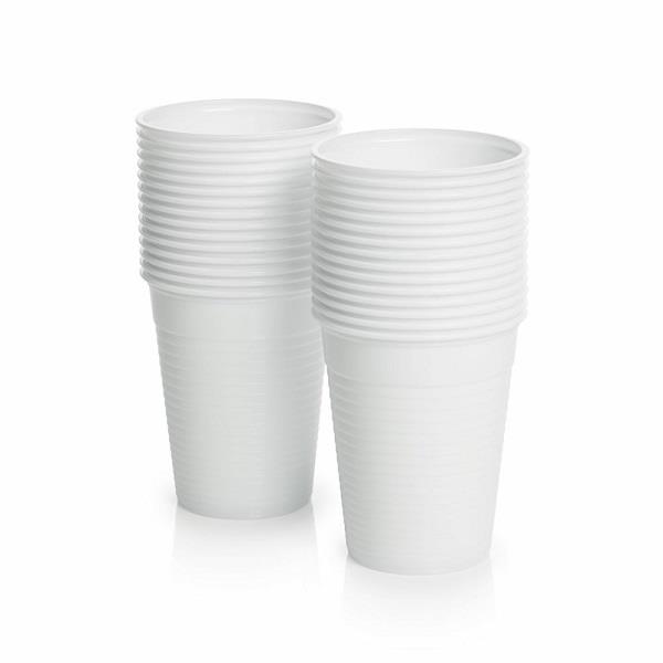 7120018 Copo Branco 220ml Emb. c/ 100 Un. - Image 1