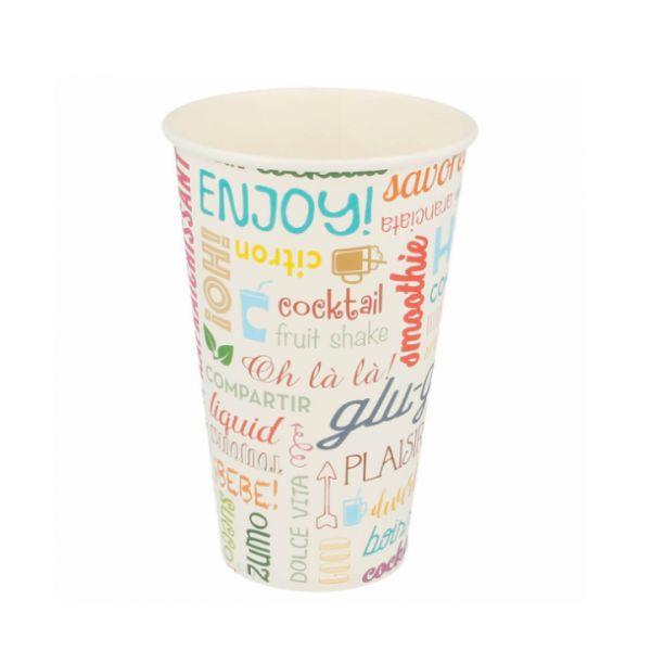 7120029 Copo Cartao 360ml Emb. c/ 100 Un. - Image 1