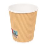 Copo Cartao p/ Bebidas Quentes 240ml Emb. c/ 100 Un.