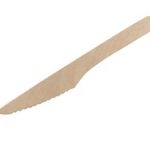 Faca de Mesa NaturPack Madeira 16,5cm Emb. c/ 100 Un.
