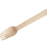 Garfo de Mesa NaturPack Madeira 16cm Emb. c/ 100 Un.