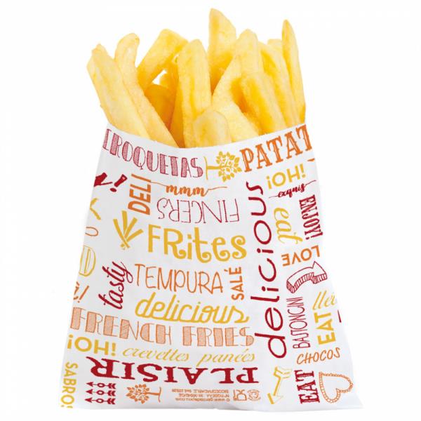 7130003 Saqueta Batata Frita 12x9 Emb. c/ 1000 Un. - Image 1