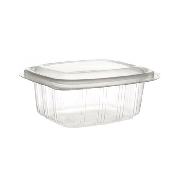 8020012 Embalagem PET c/ Tampa 500ml 145X115X54 Cx c/ 500 Un. - Image 1