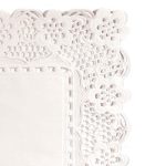 Naperon Rectangular 40x50 Branco Emb. c/ 250 Un.