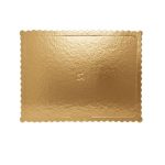 Base Cartao Grossa 25x35cm Dourada Emb. c/ 25Un.