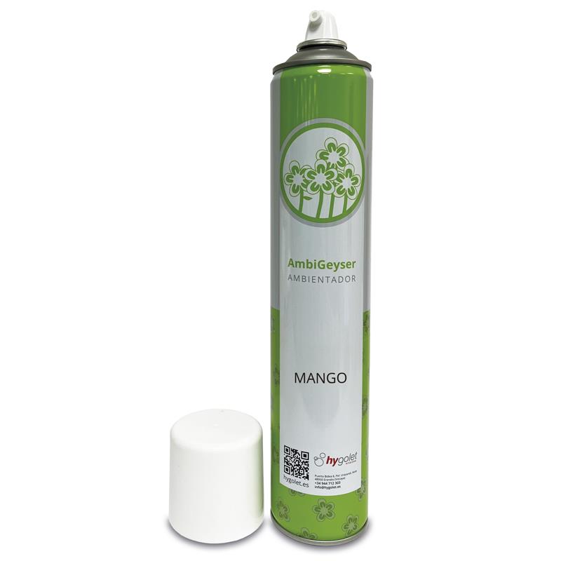 9090037 Ambientador Aerosol Ambigeyser Mango 750ml - Image 1